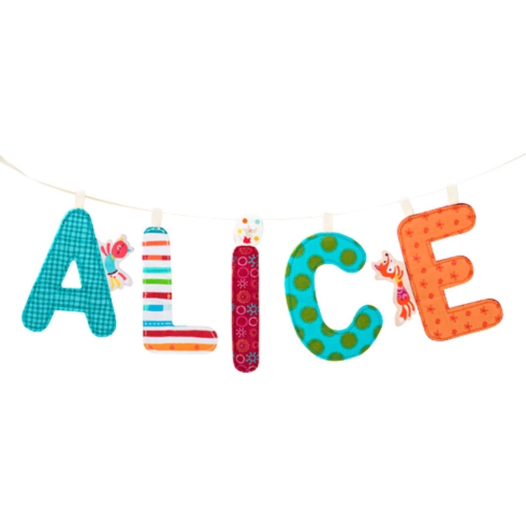 Lilliputiens Ruban lettres alphabet