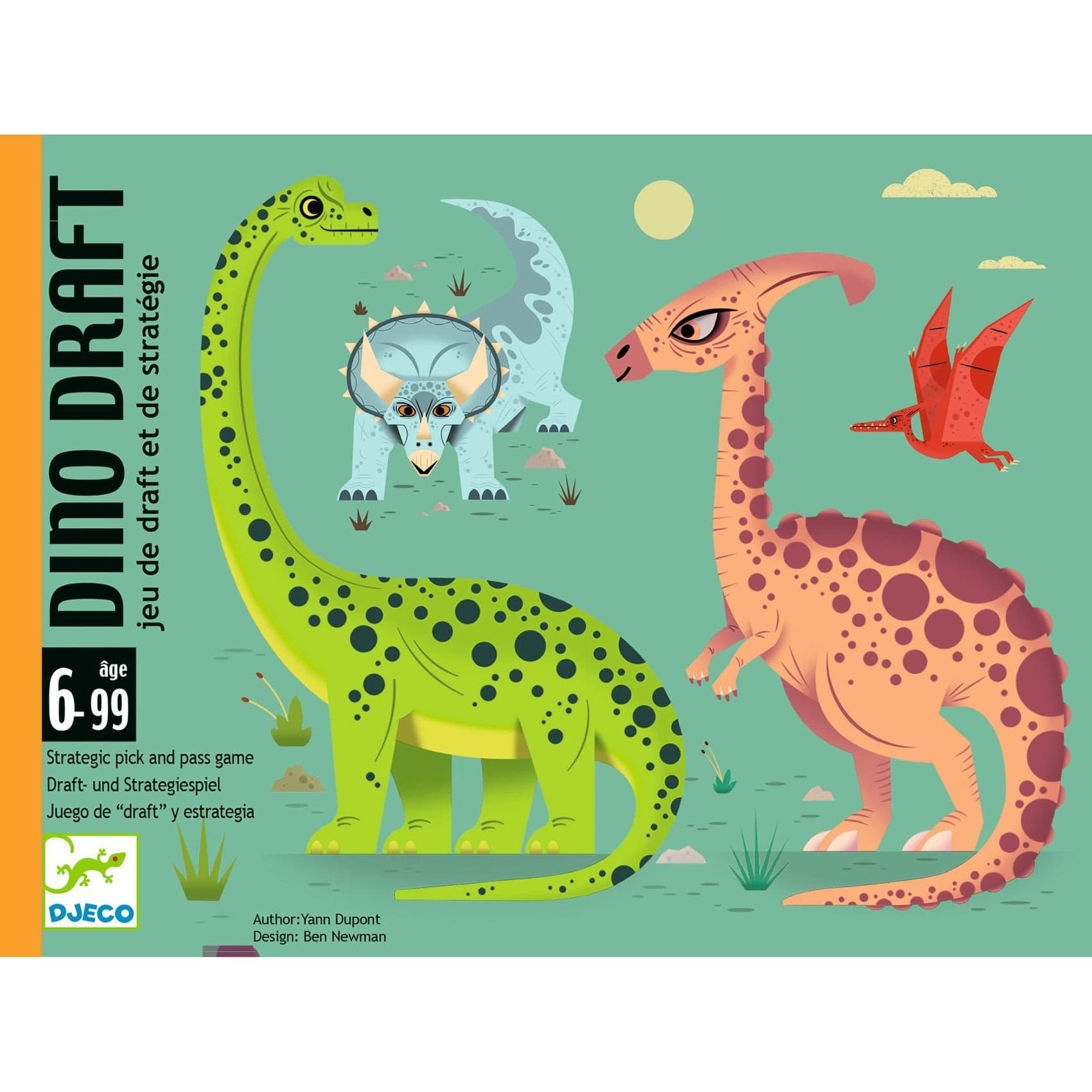 Djeco Jeu de cartes Dinosaures Dino Draft