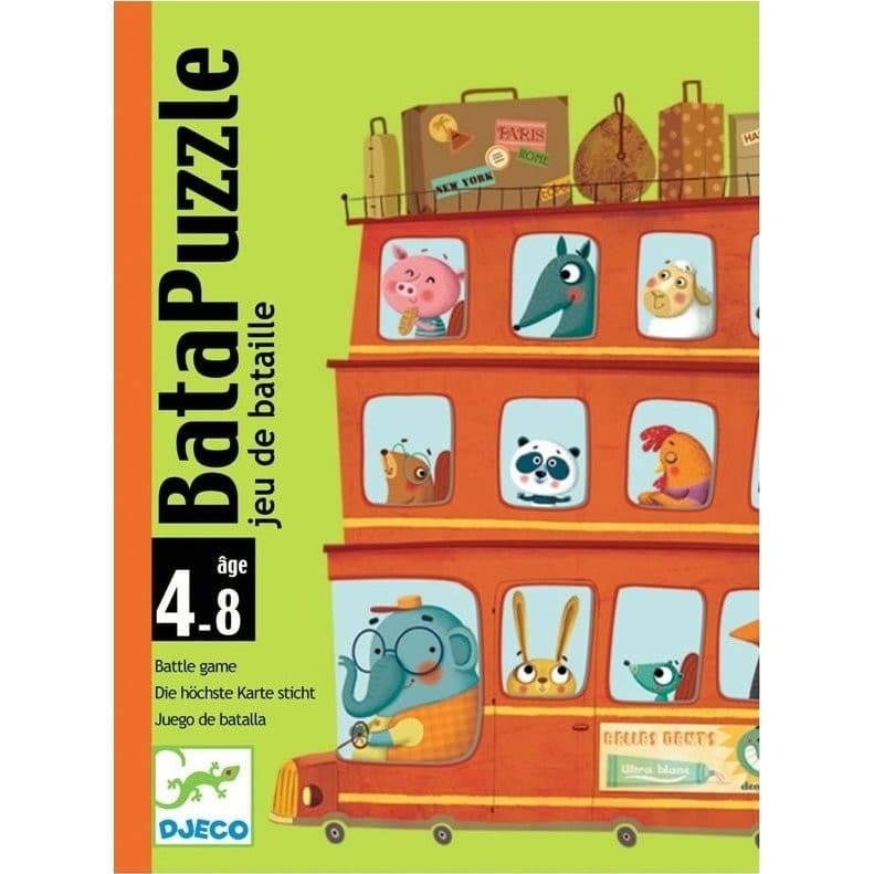Djeco Jeu De Cartes de bataille Batapuzzle