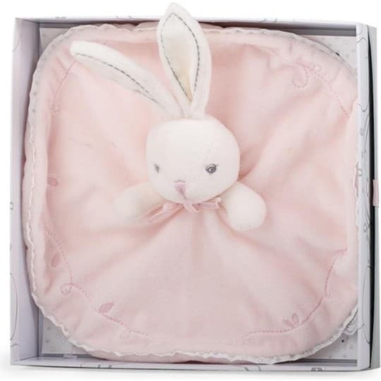 Kaloo Doudou lapin rose rond Perle