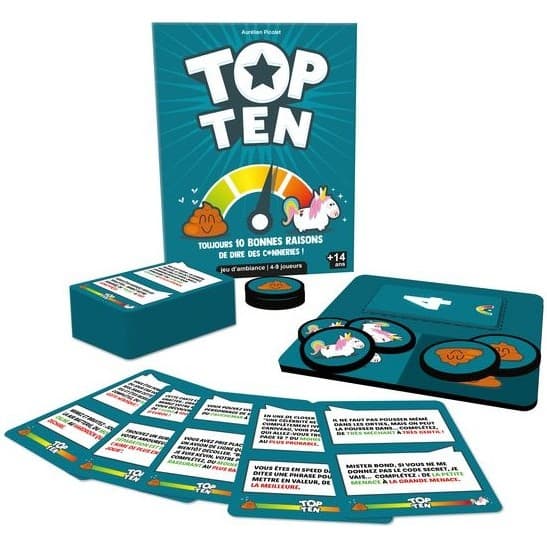 Asmodee Jeu d'ambiance Top Ten