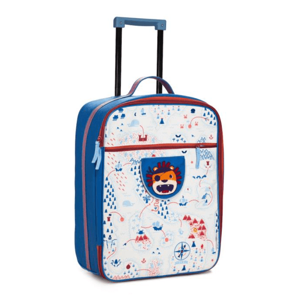 Lilliputiens Valise à roulettes enfant bleu Jack le pirate