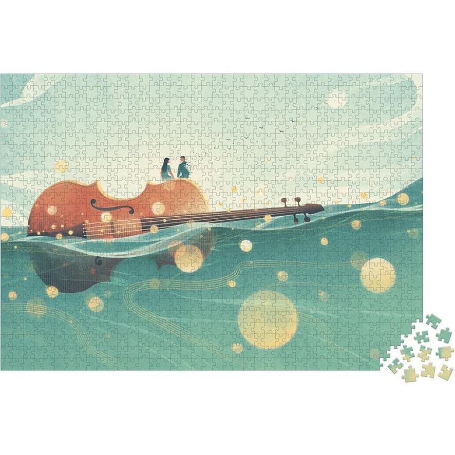 Janod Puzzle 1000 pièces Romance En Mer