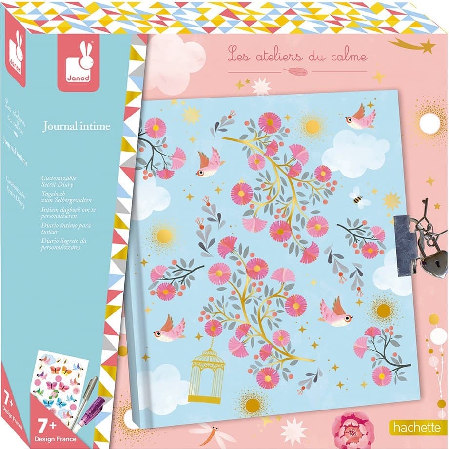 Janod Set créatif Journal intime + stylo invisible