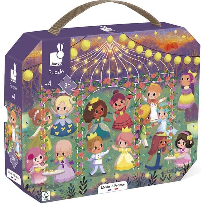 Janod Puzzle valisette Princesses 36 Pièces