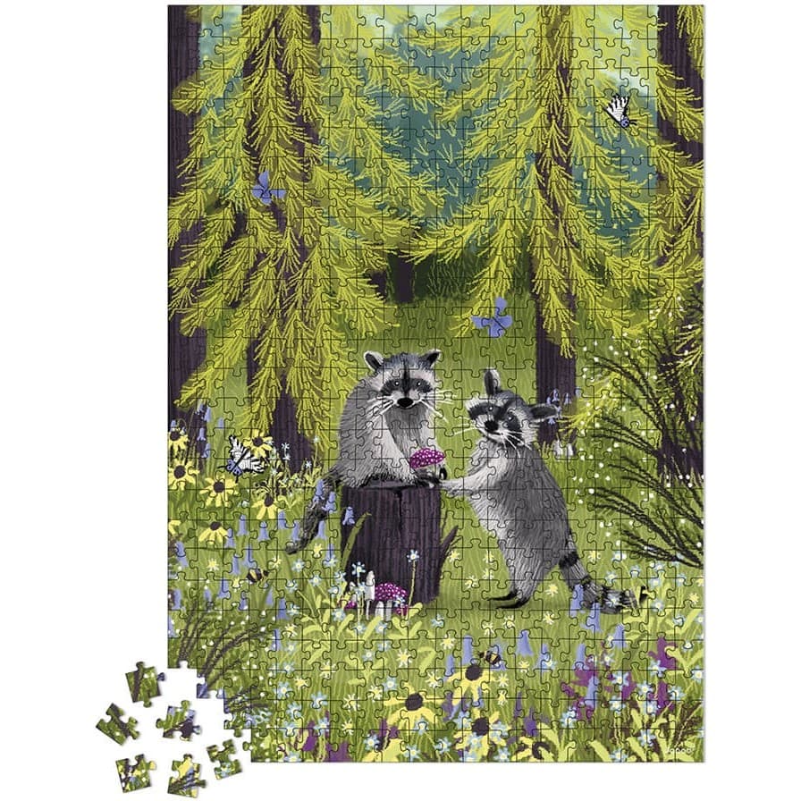 Janod Puzzle 500 pièces Les RatonsLaveurs