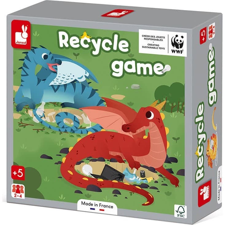 Janod Jeu de coopération Recycle Game Partenariat Wwf®