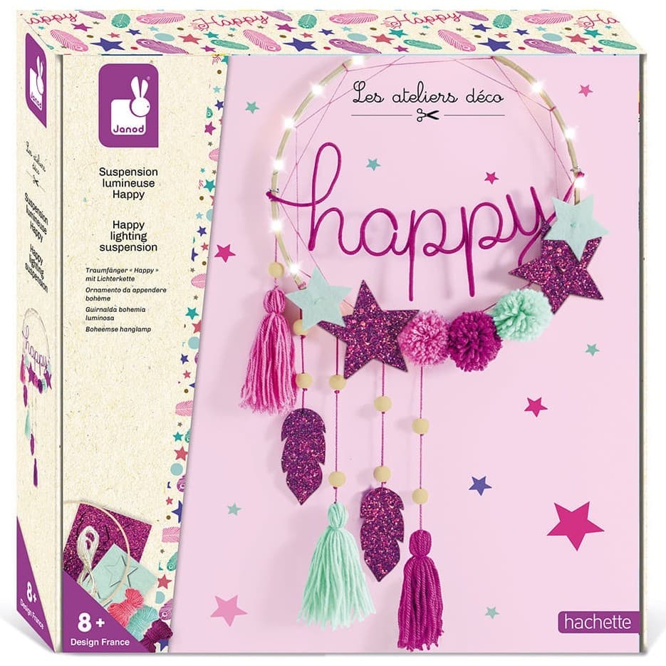 Janod Suspension lumineuse Happy Les ateliers déco