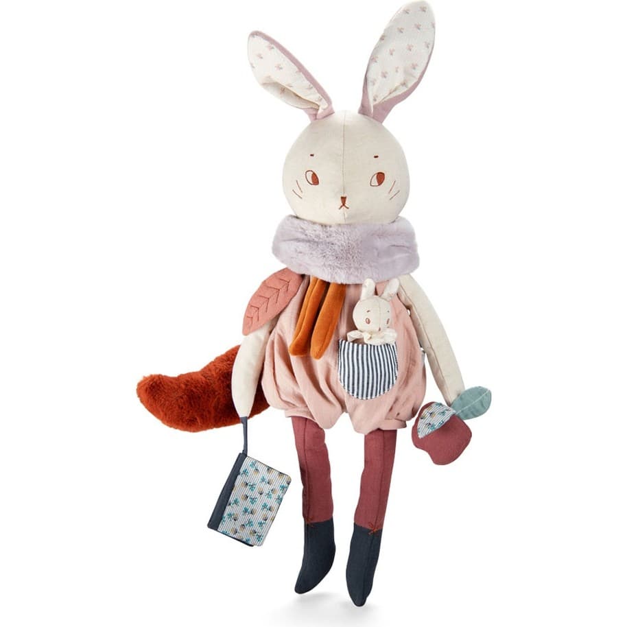 Moulin Roty Grand lapin d'activités Après la pluie