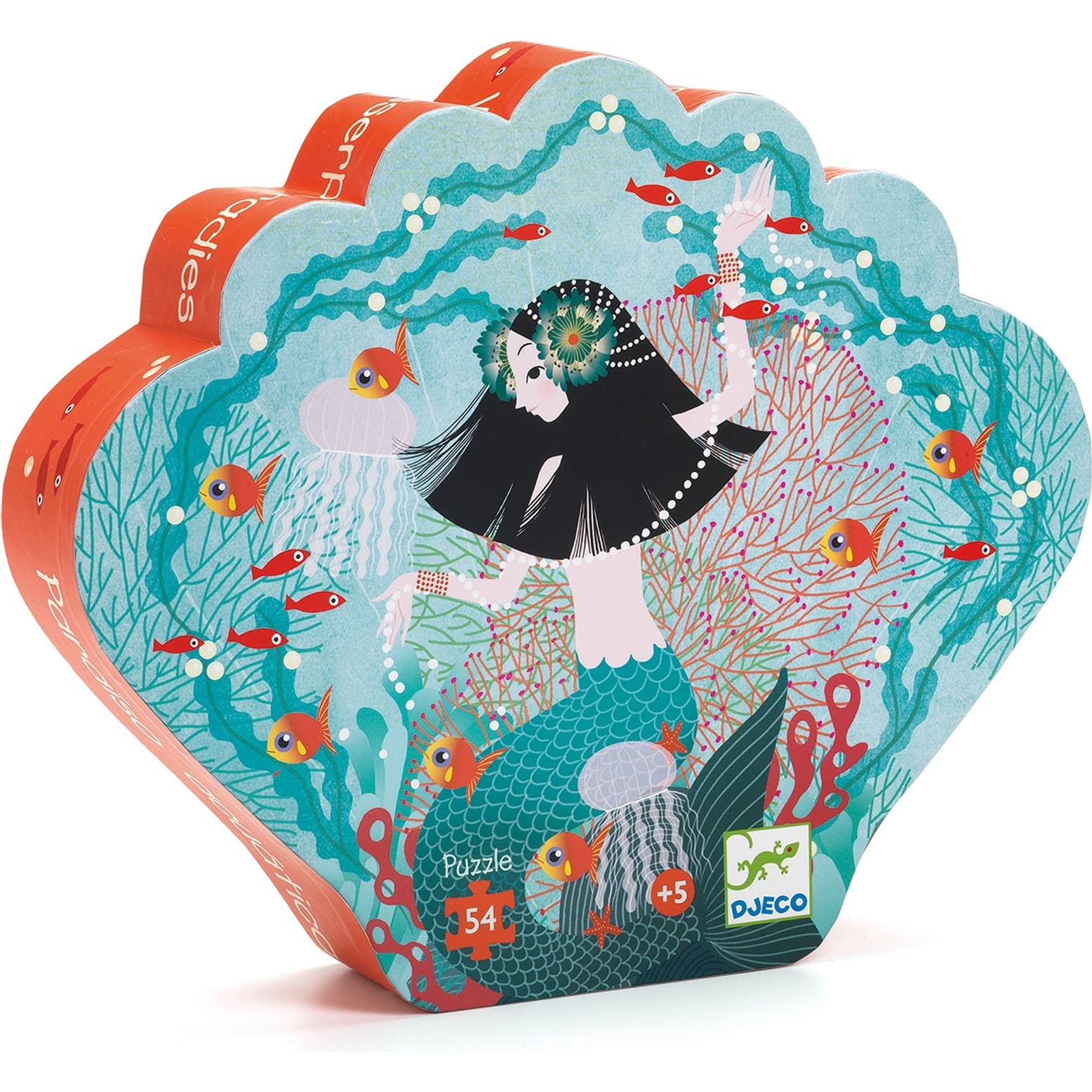Djeco Puzzle silhouette 54 pièces Paradis aquatique