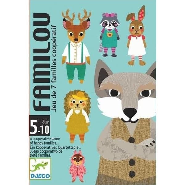 Djeco Jeu de cartes pour enfant Familou