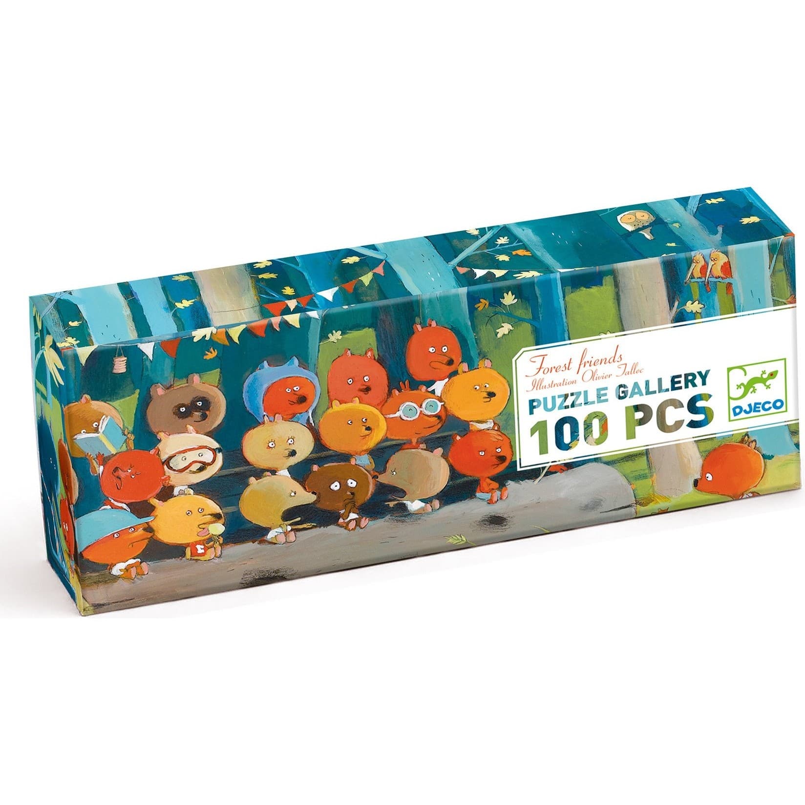 Djeco Puzzle Gallery Forest friends 100 pcs