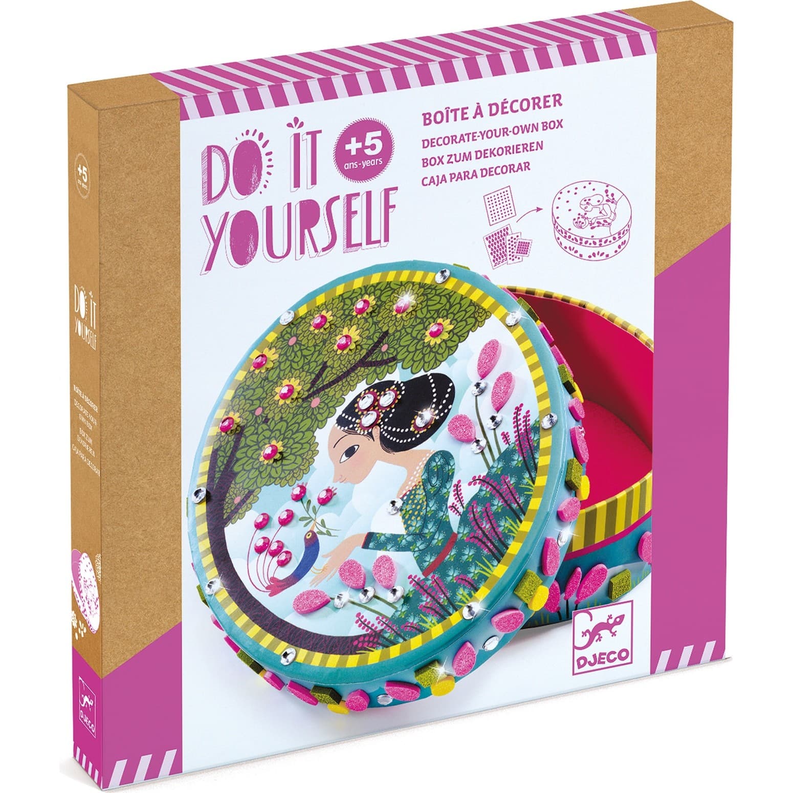 Djeco Boite à décorer Petits secrets Do it Yourself