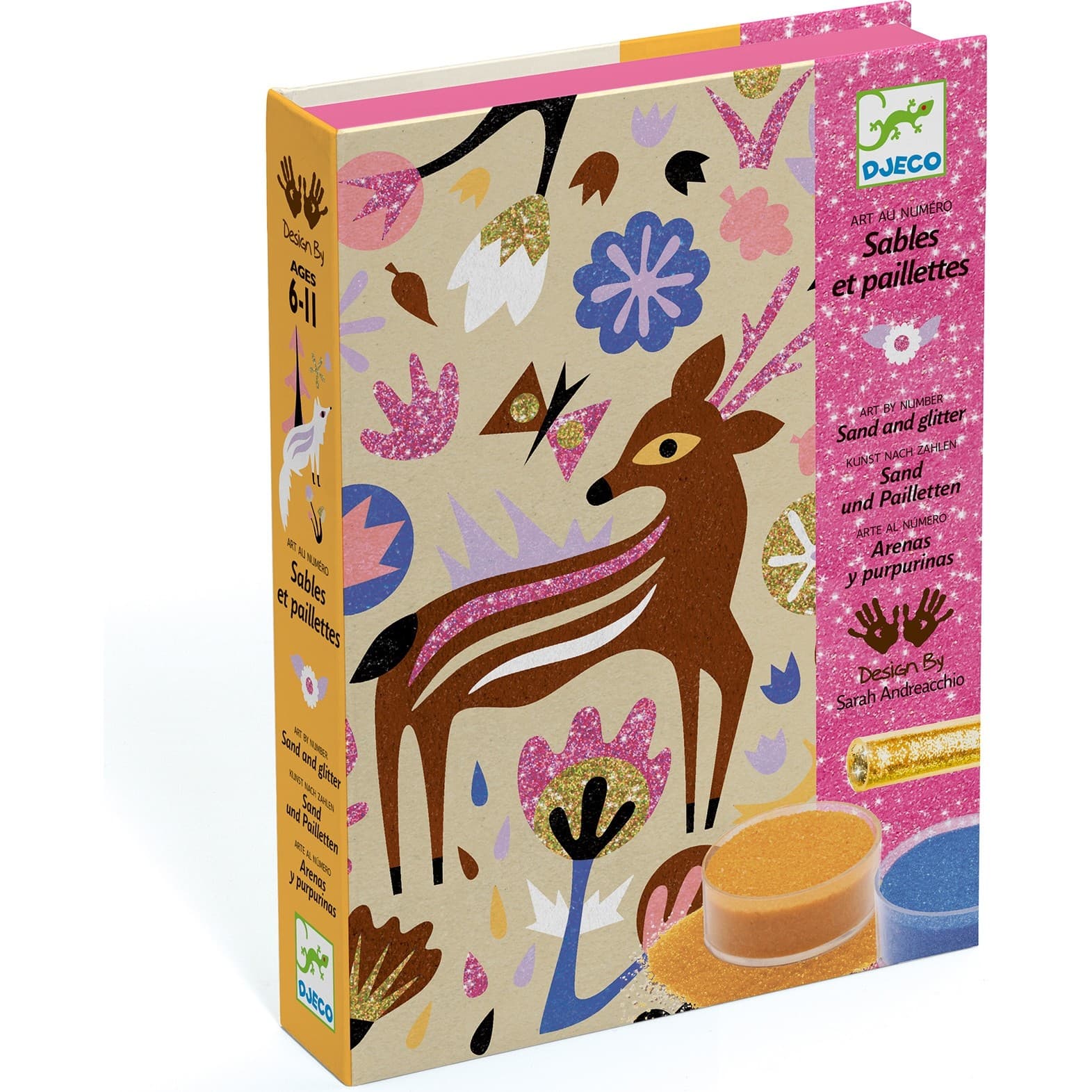 Djeco Sables colorés merveilles des bois Art au numéro