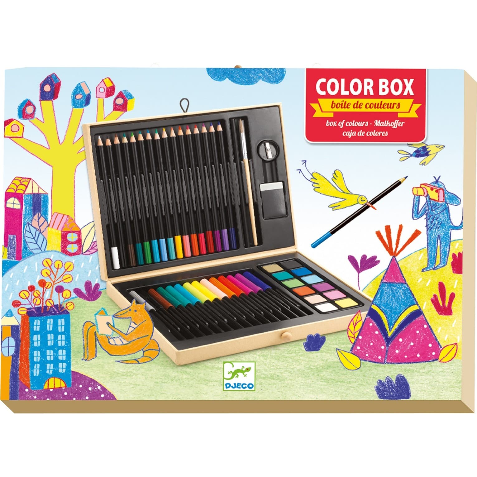 Djeco Les couleurs Pour les grands Boite de couleurs