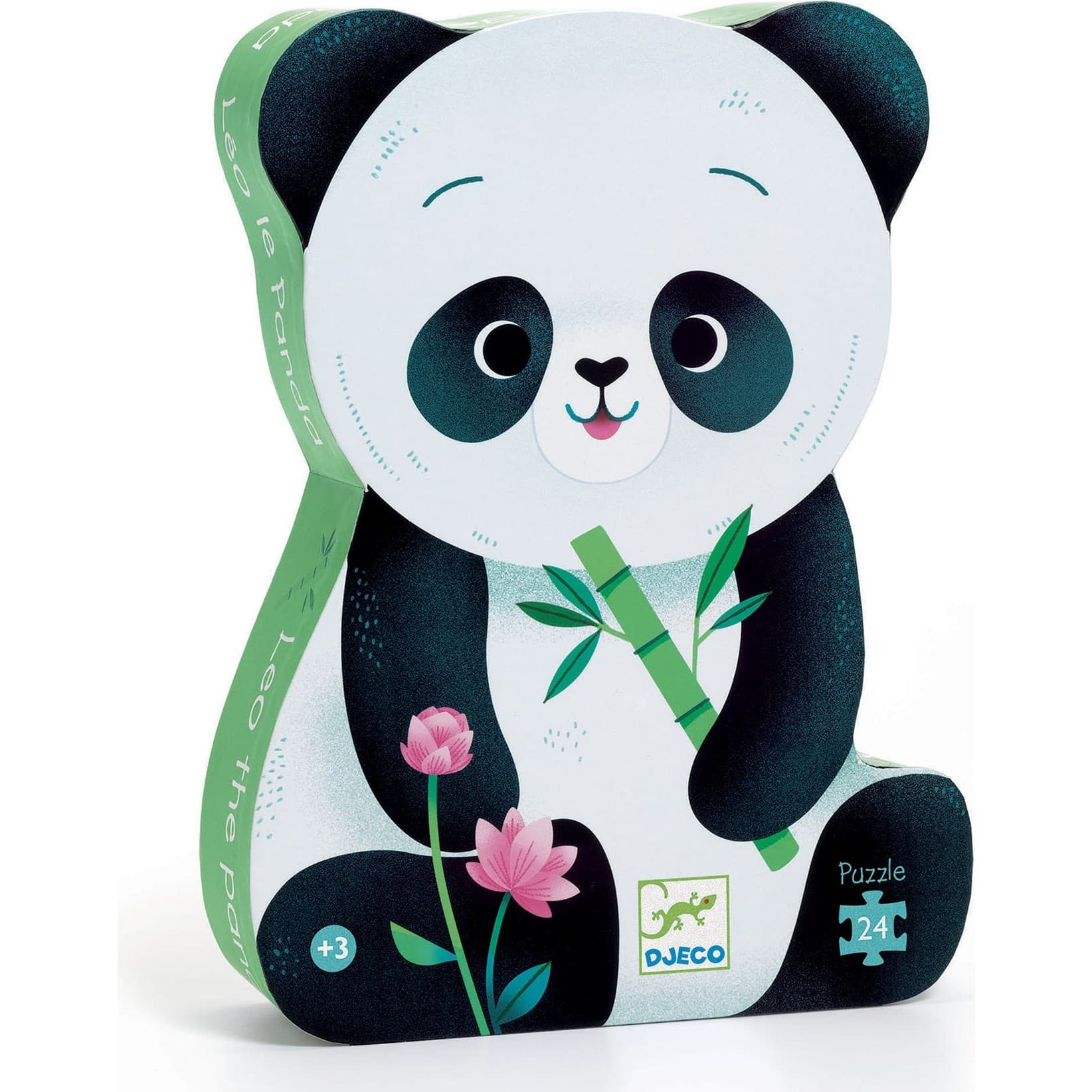 Djeco Puzzle silhouette Léo le Panda 24 pcs