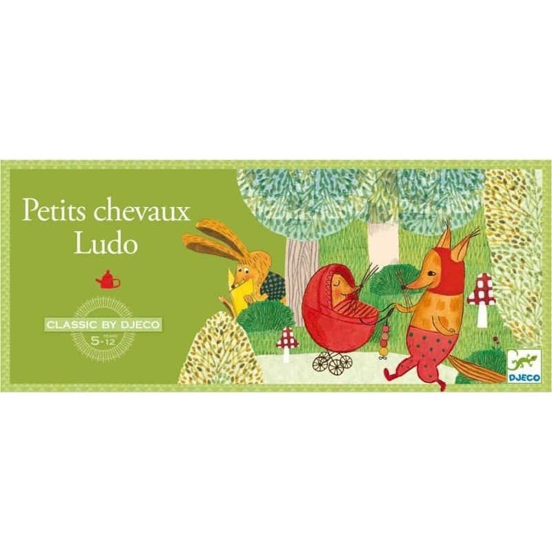 Djeco Jeu Ludo Petits chevaux