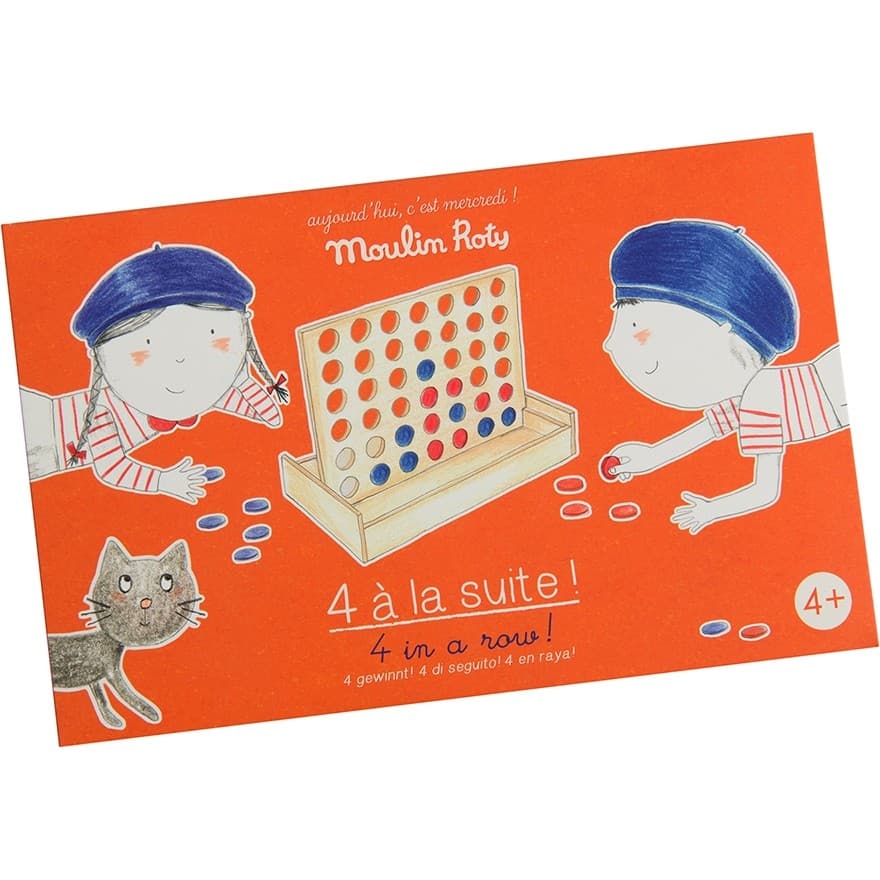 Moulin Roty Jeu de 4 à la suite Aujourd'hui c'est mercredi