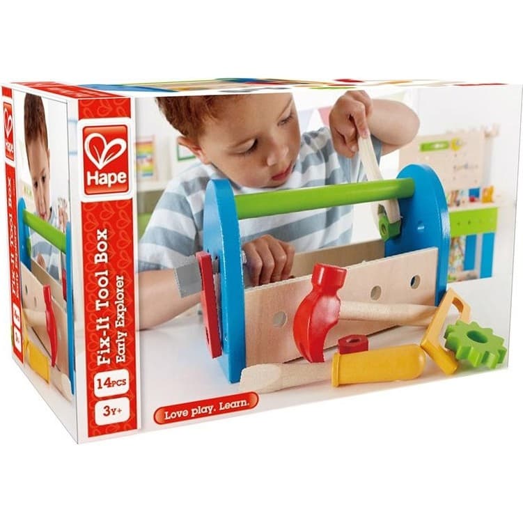 Hape Toys Boîte à outils en bois