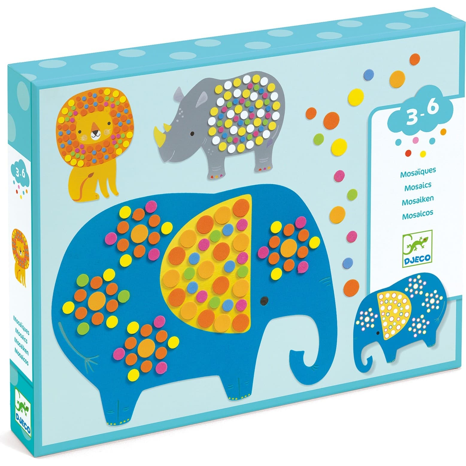 Djeco Coffret Mosaïques : Jungle douce