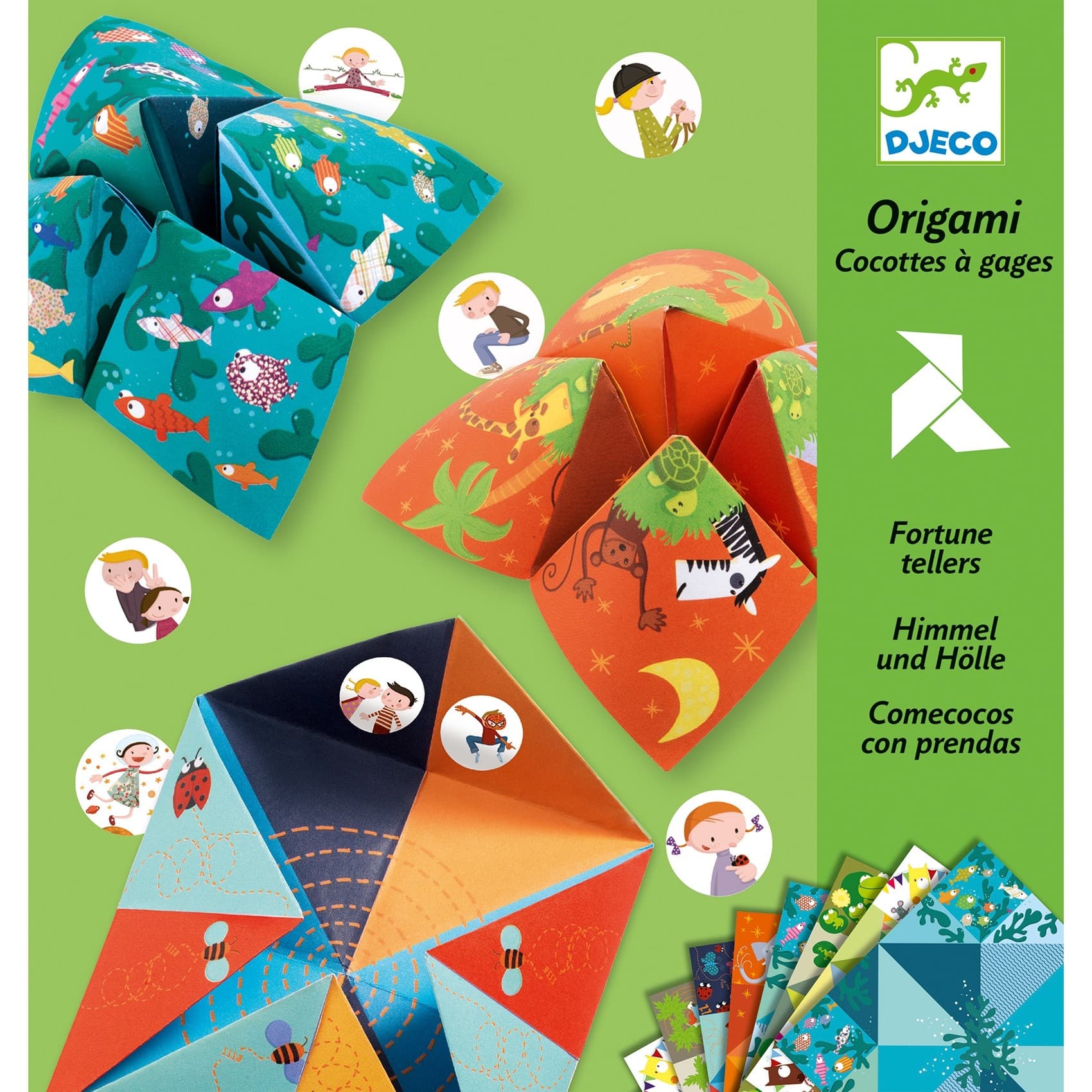 Djeco Origami Cocottes à gages Animaux