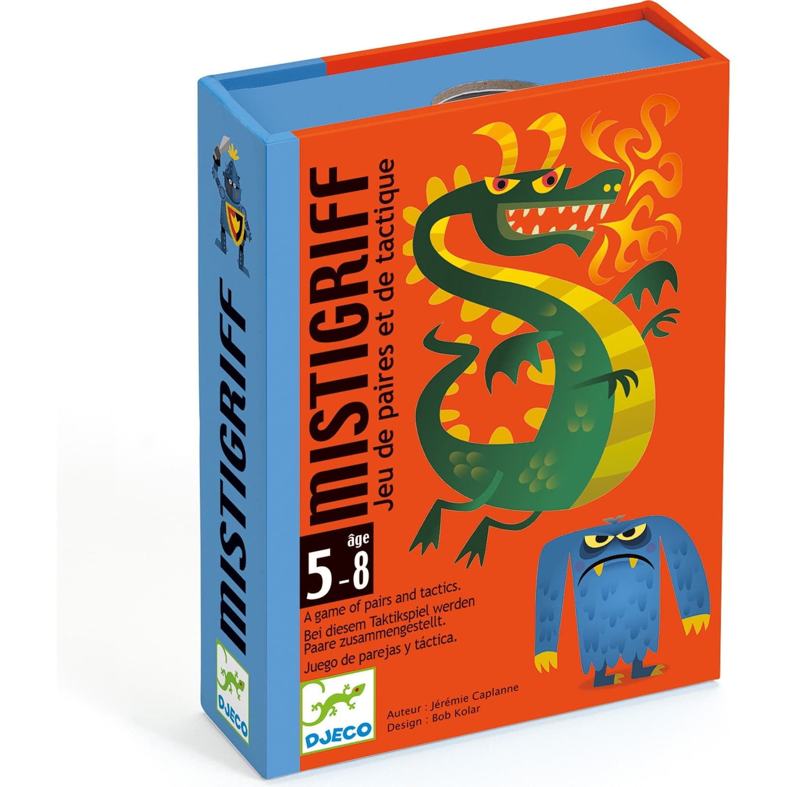 Djeco Jeu de paires et de tactique : Mistigriff