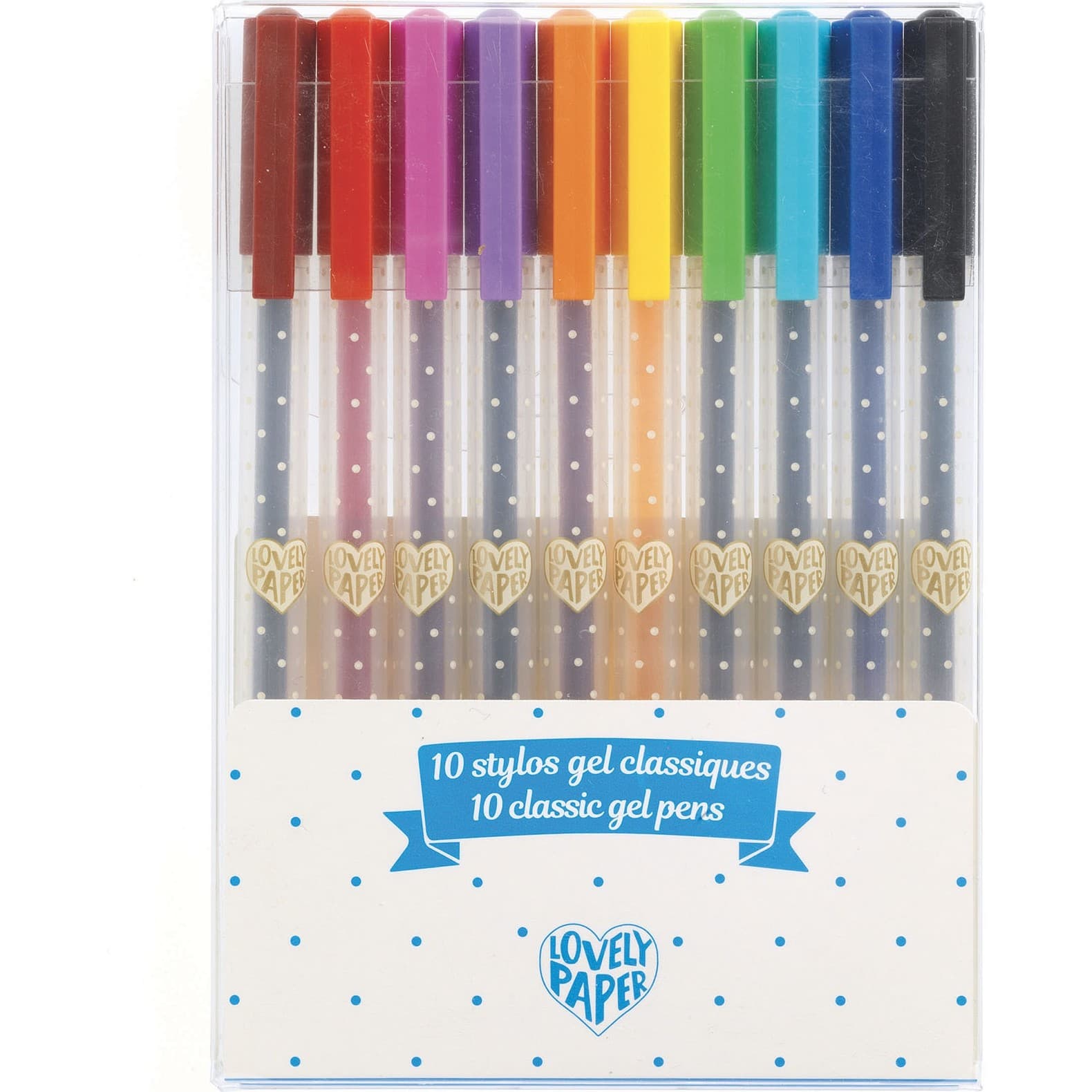 Djeco 10 stylos gel classiques DD03759