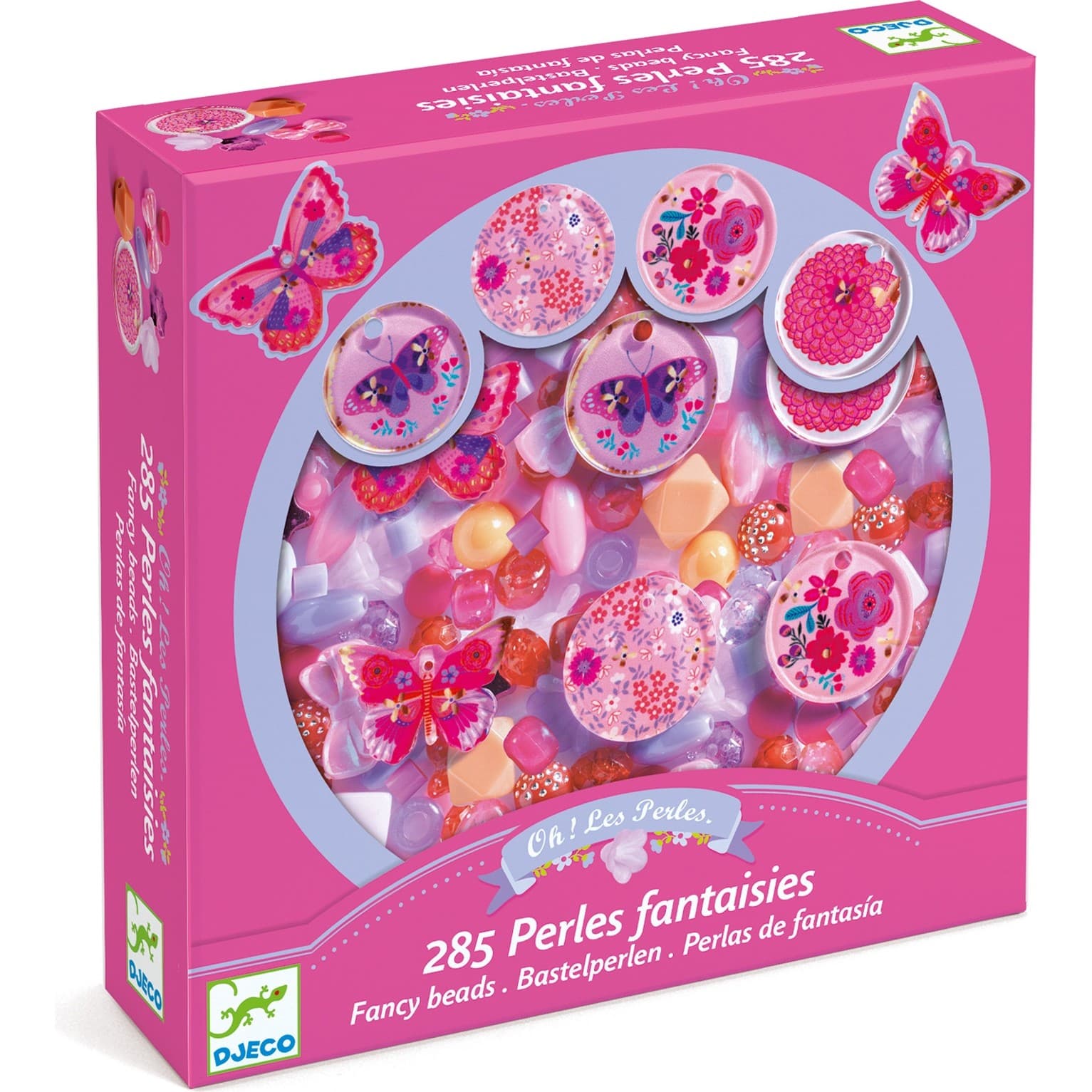Djeco Foison de perles Papillons