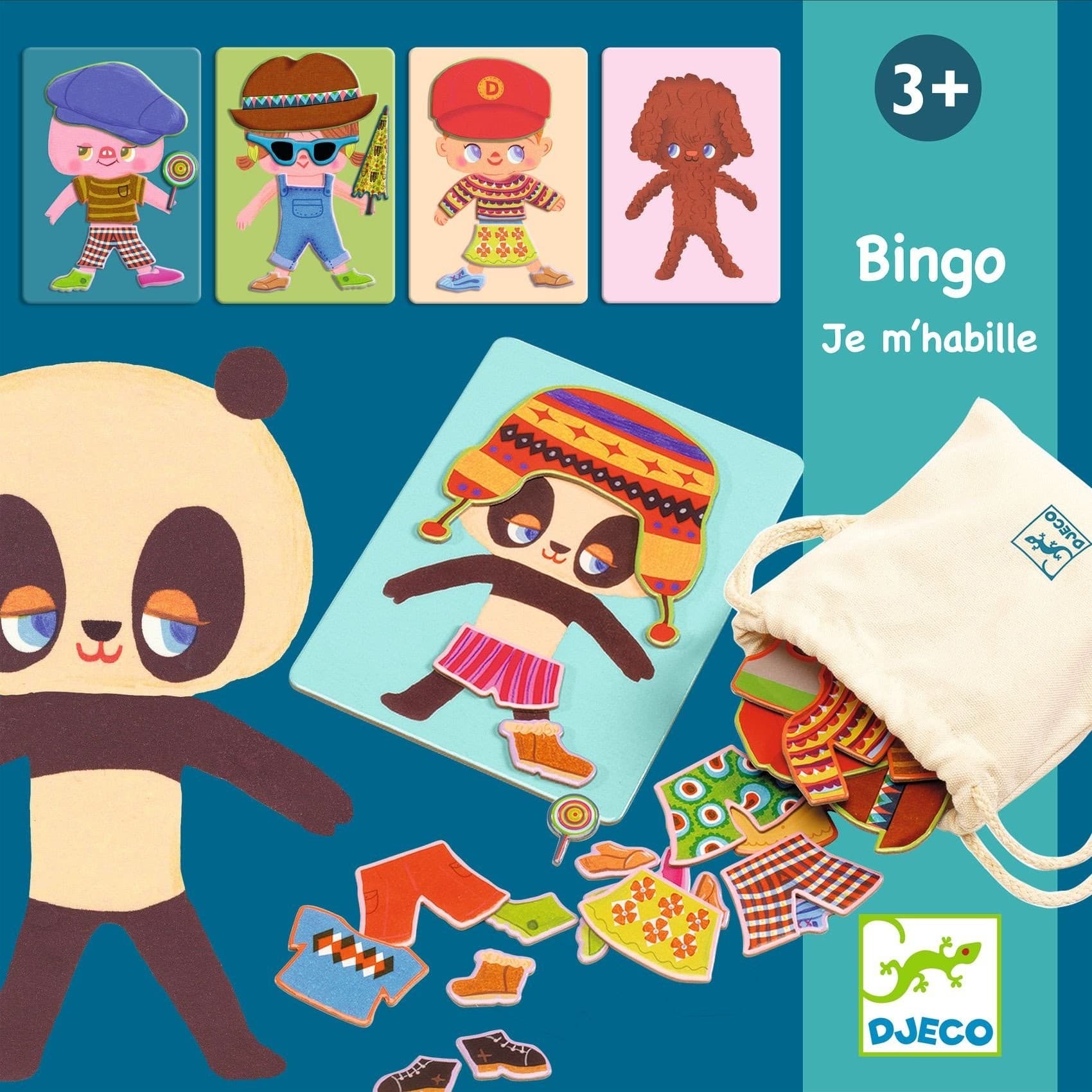 Djeco Jeux éducatifs Bingo Je m'habille