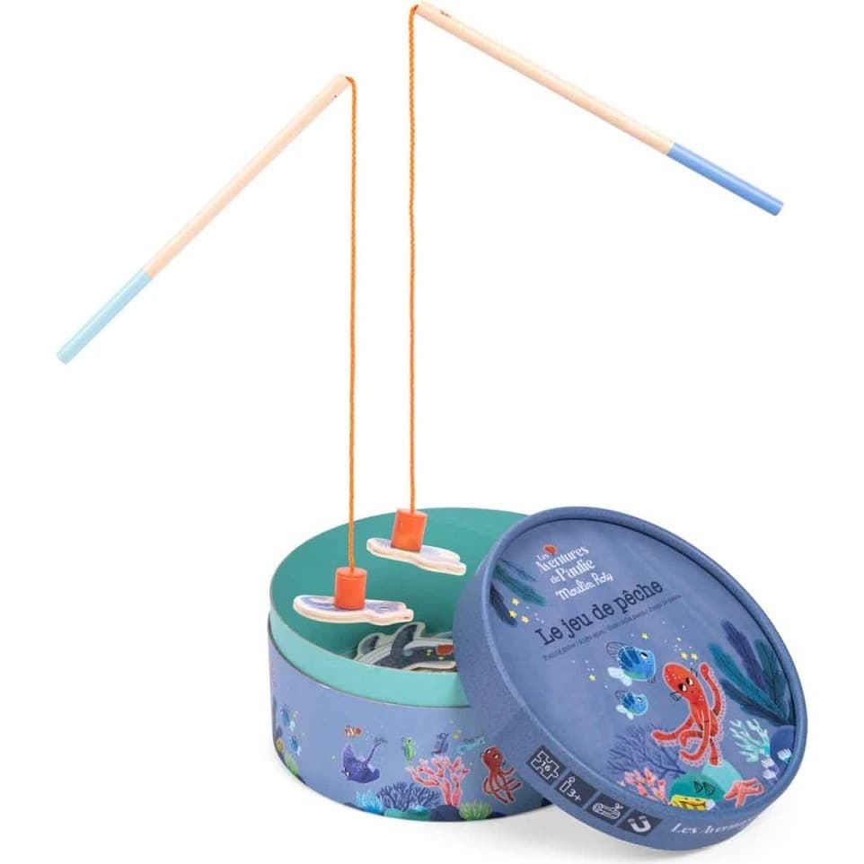 Moulin Roty Jeu de pêche à la ligne Les Aventures de Paulie.