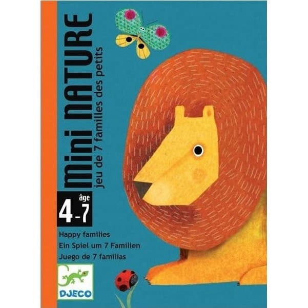 Djeco Jeu de Cartes 7 familles Mini Nature