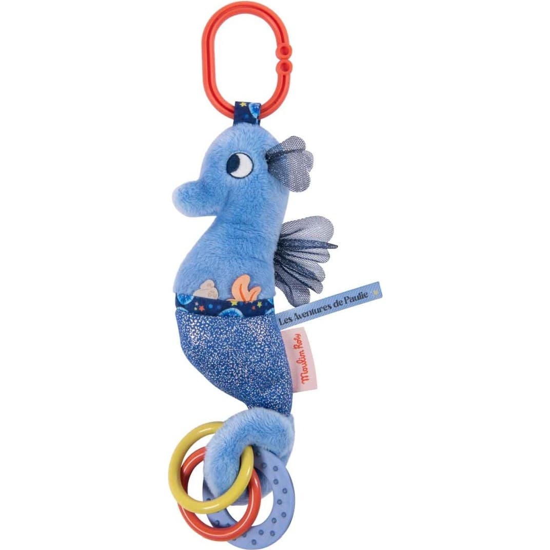 Moulin Roty Hippocampe peluche d'activités Les aventures de Paulie