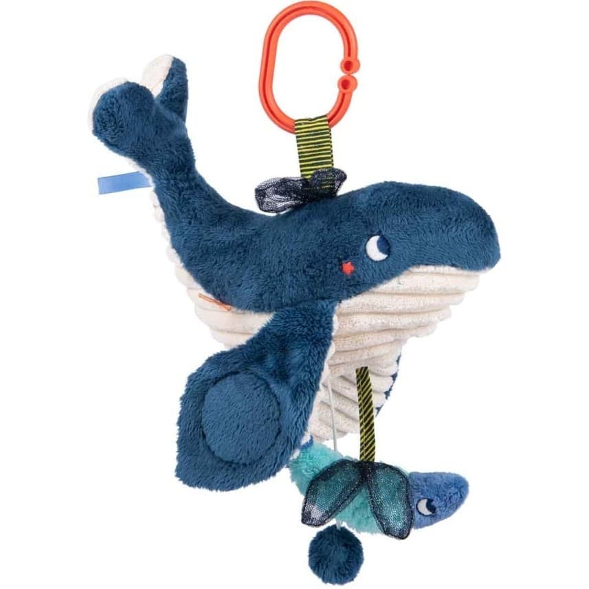 Moulin Roty Peluche musicale baleine Les Aventures de Paulie