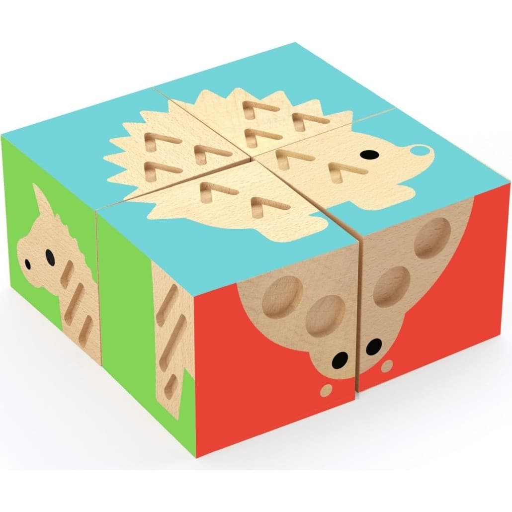 Djeco Cubes pour bébé Touch Basic