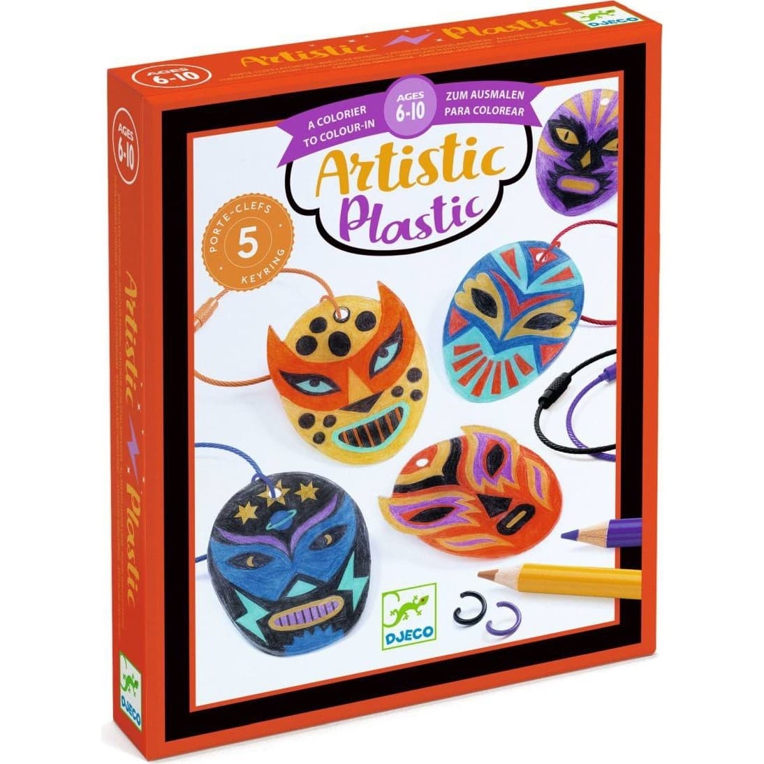 Djeco Porte clefs catcheurs Artistic Plastic