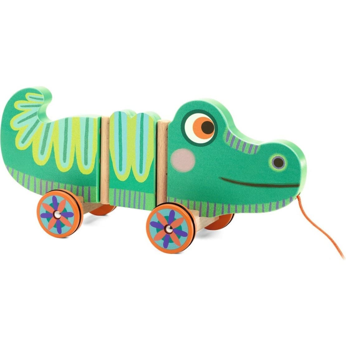 Djeco Jouet à tirer Crocodile Edgar