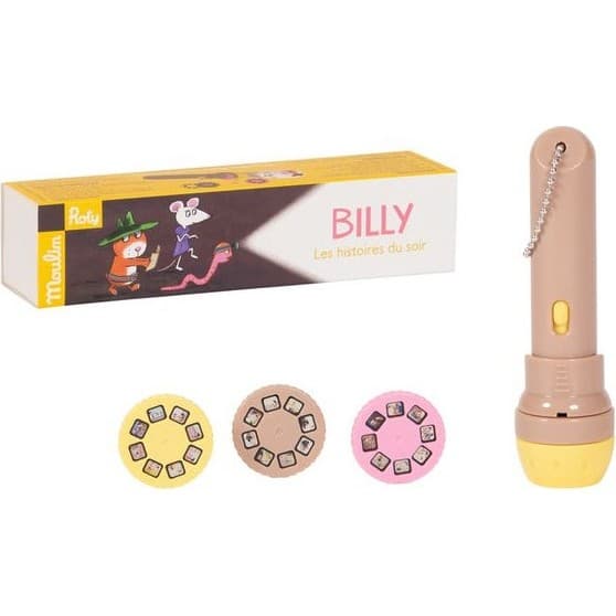 Moulin Roty Lampe à histoires Billy Ecole des loisirs