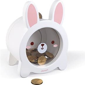 Janod Tirelire en bois Lapin
