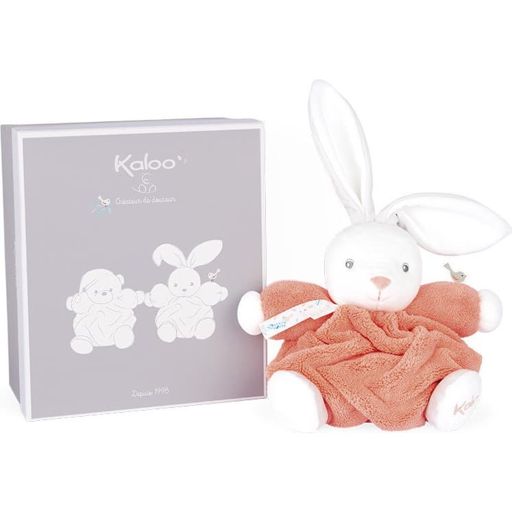 Kaloo Doudou Patapouf lapinou corail petit Plume
