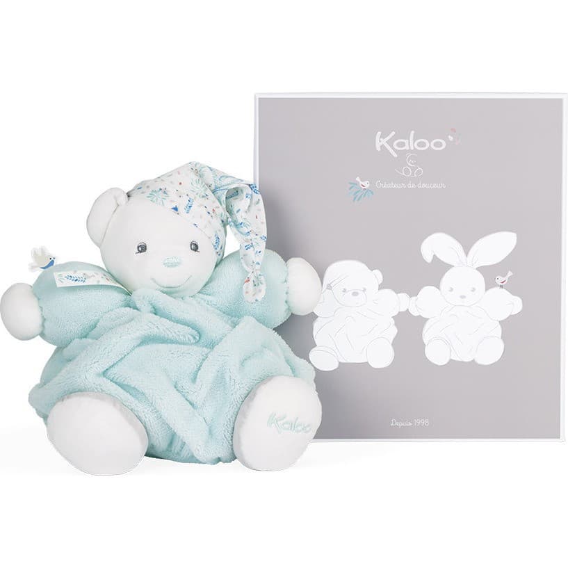 Kaloo Peluche ourson Patapouf Vert d'eau 25 cm