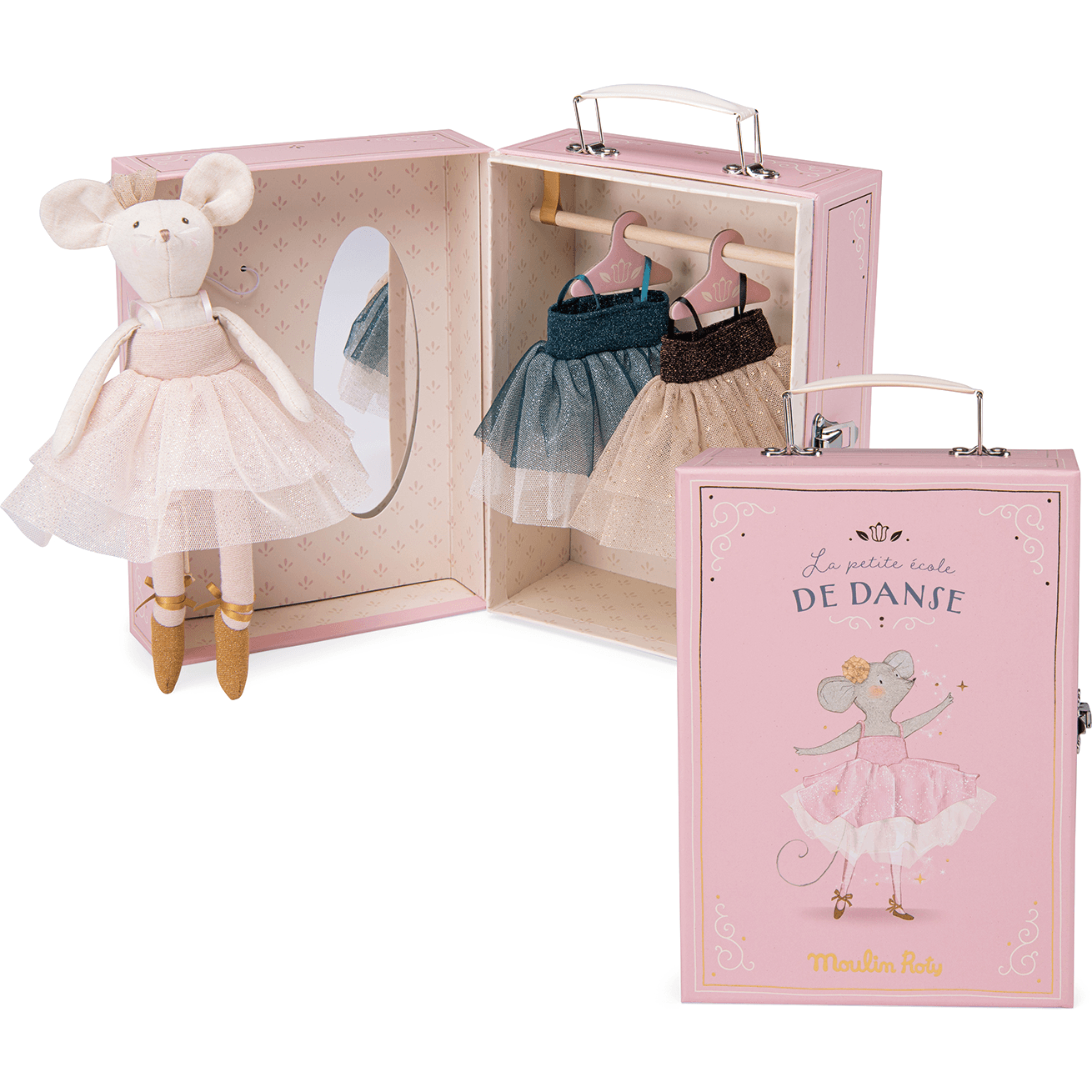 Moulin Roty Valise à tutus La petite école de danse