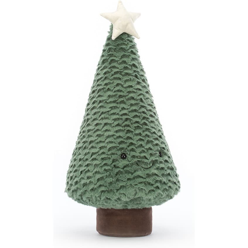 Jellycat Peluche Sapin de Noël amusant en épicéa bleu 43 cm
