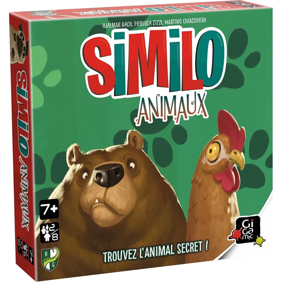 Gigamic Jeu de société Similo Animaux
