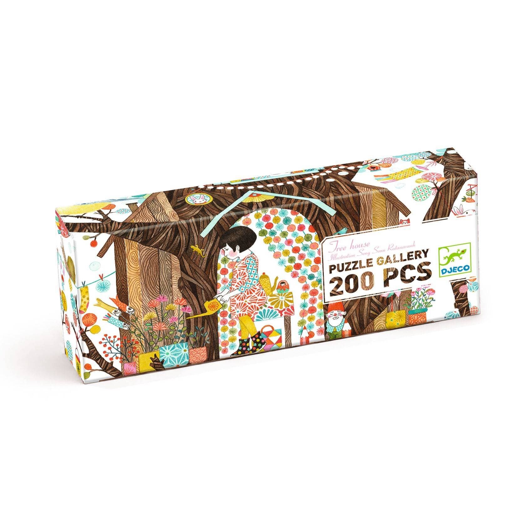 Djeco Puzzle Gallery 200 pièces Tree house