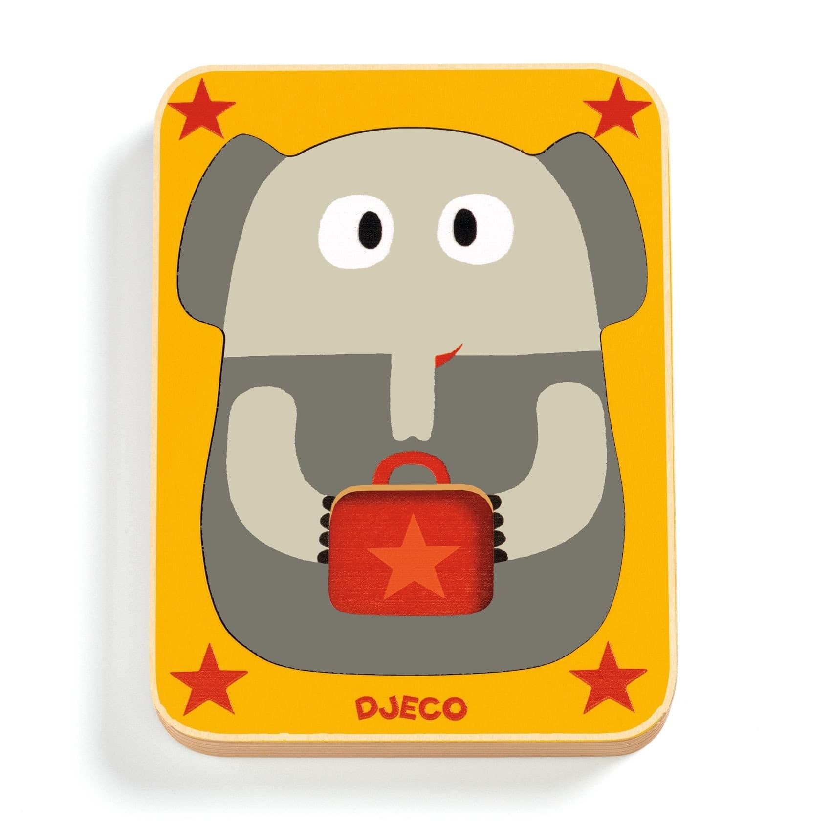 Djeco Puzzles en bois Leo & Co.