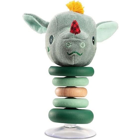 Lilliputiens Hochet swing à ventouse Joe le dragon