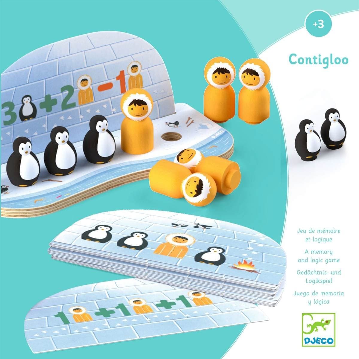 Djeco Jeux éducatifs bois Contigloo