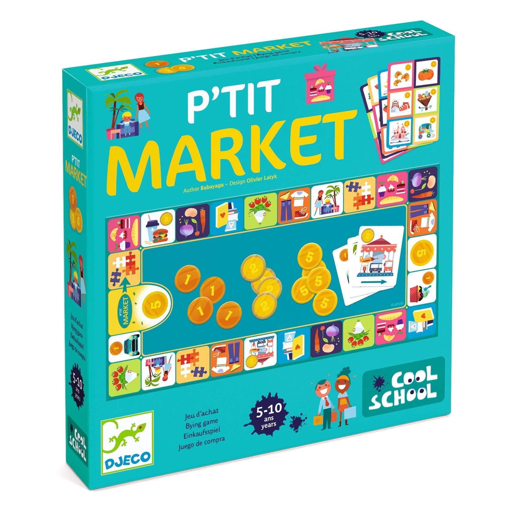 Djeco Little Market Jeu de calculs dès 5 ans