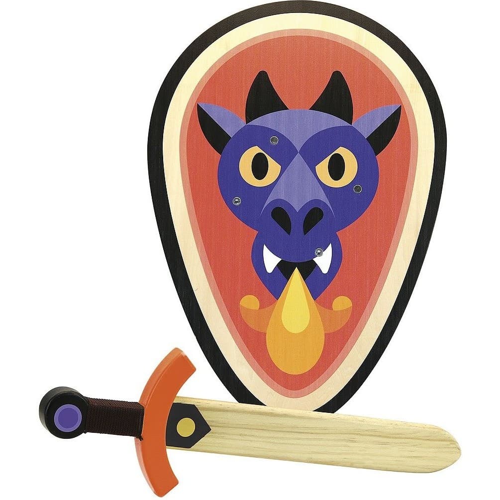 Vilac Set bouclier et épée Dragon
