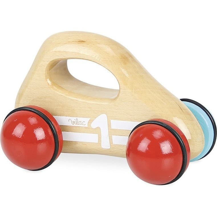 Vilac Voiture 1er âge bois naturel